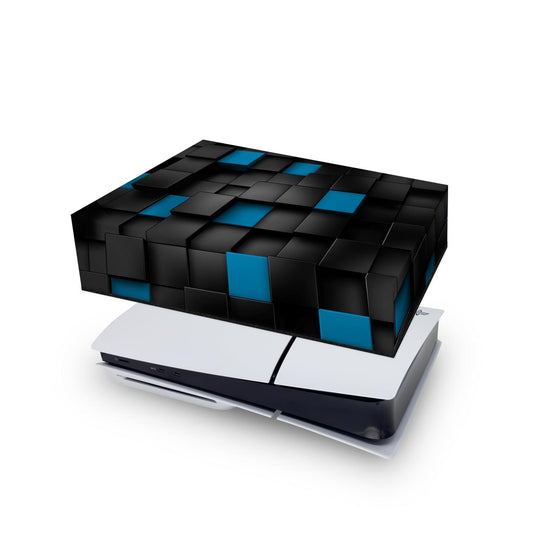 Capa Anti Poeira PS5 Slim Horizontal - Cubos