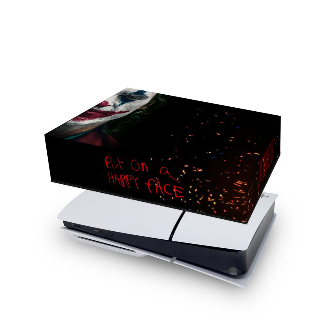 Capa Anti Poeira PS5 Slim Horizontal - Joker Filme - Pop Arte Skins