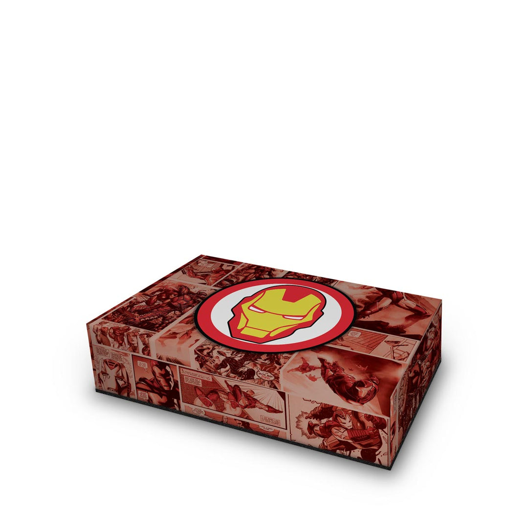 Capa Anti Poeira PS5 Slim Horizontal - Homem De Ferro Comics - Pop Arte Skins - foto 2
