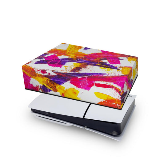 Capa Anti Poeira PS5 Slim Horizontal - Abstrato #103