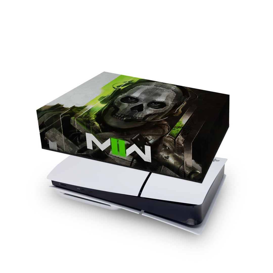 Capa Anti Poeira PS5 Slim Horizontal - Call Of Duty Modern Warfare II - Pop Arte Skins