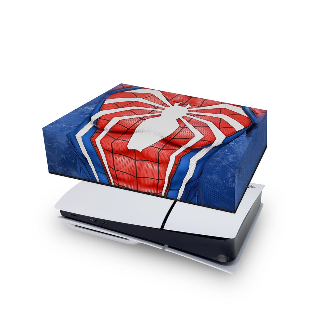 Capa Anti Poeira PS5 Slim Horizontal - Spider-Man Homem Aranha 2 - Pop Arte Skins