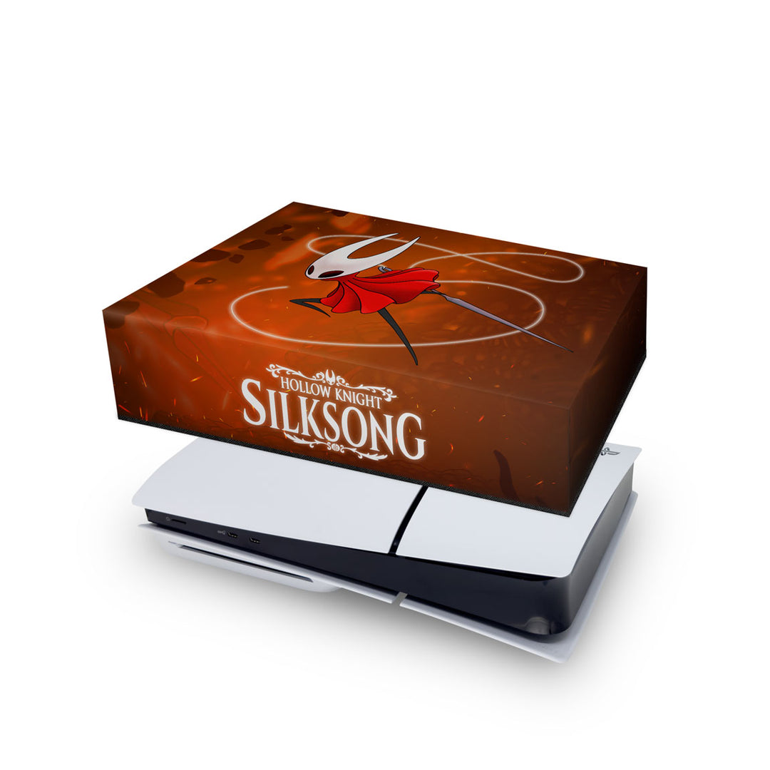 Capa Anti Poeira PS5 Slim Horizontal - Hollow Knight: Silksong - Pop Arte Skins