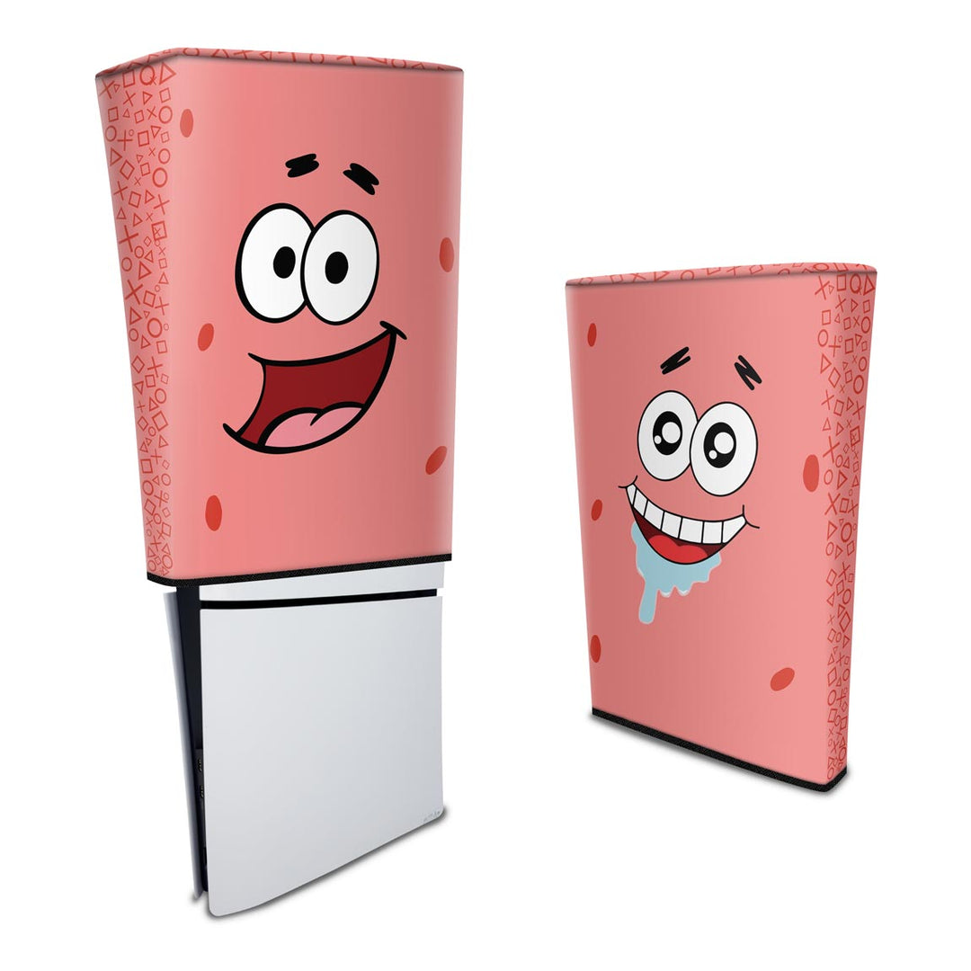 Capa Anti Poeira PS5 Slim Vertical - Patrick - Pop Arte Skins - foto 3