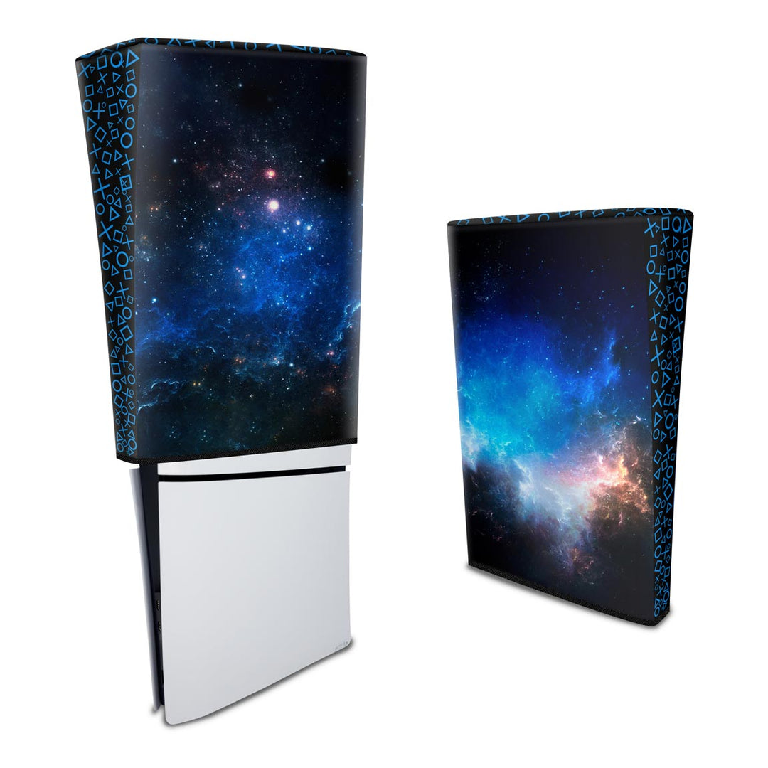 Capa Anti Poeira PS5 Slim Vertical - Universo Cosmos - Pop Arte Skins - foto 3