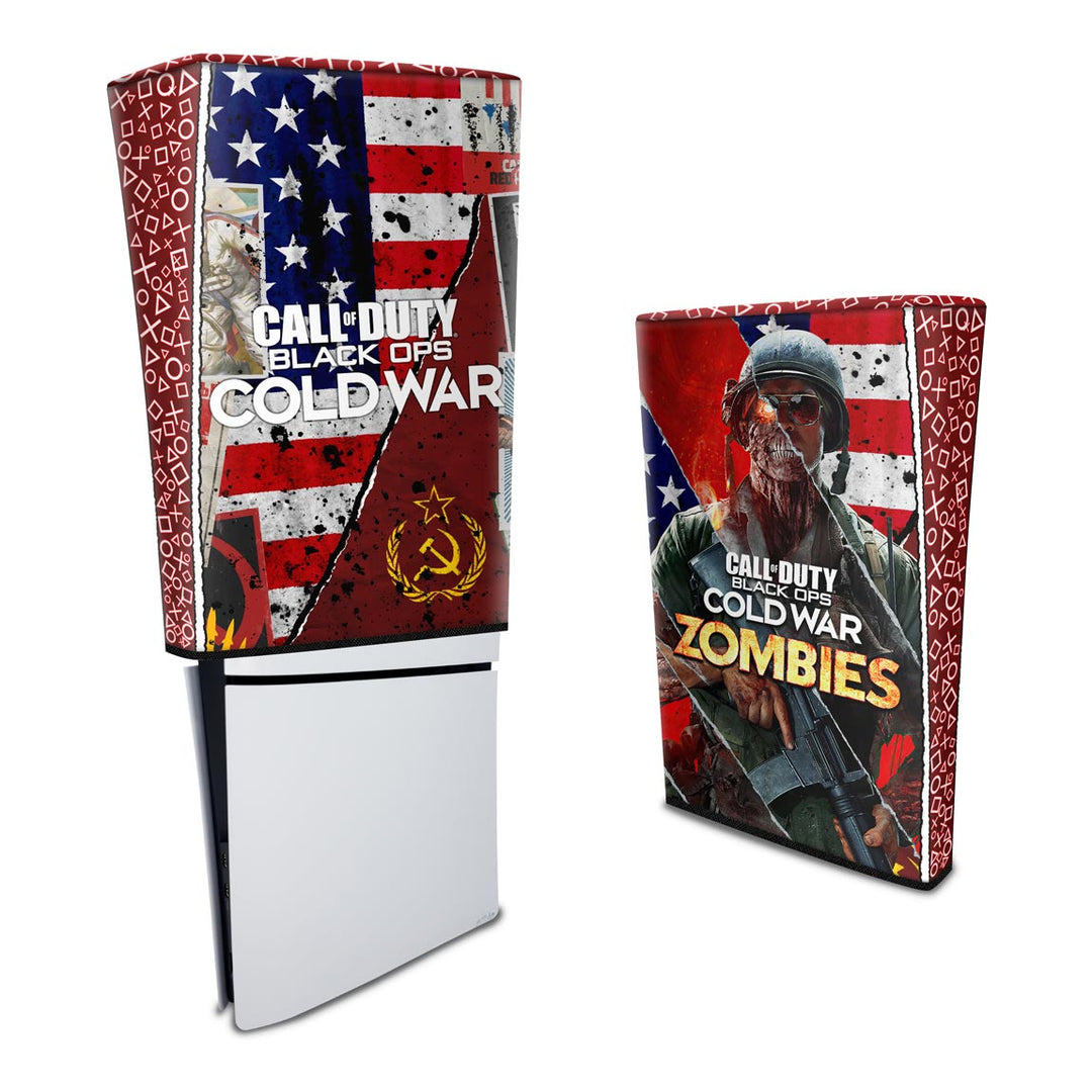 Capa Anti Poeira PS5 Slim Vertical - Call Of Duty Cold War - Pop Arte Skins - foto 3