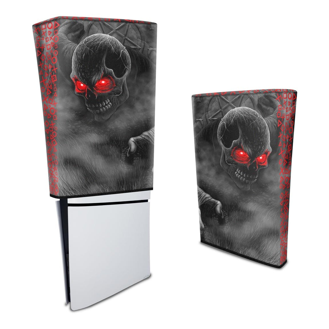 Capa Anti Poeira PS5 Slim Vertical - Caveira Skull - Pop Arte Skins - foto 3