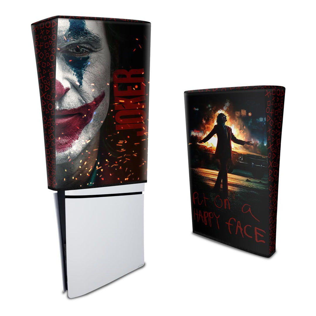 Capa Anti Poeira PS5 Slim Vertical - Joker Filme - Pop Arte Skins - foto 3