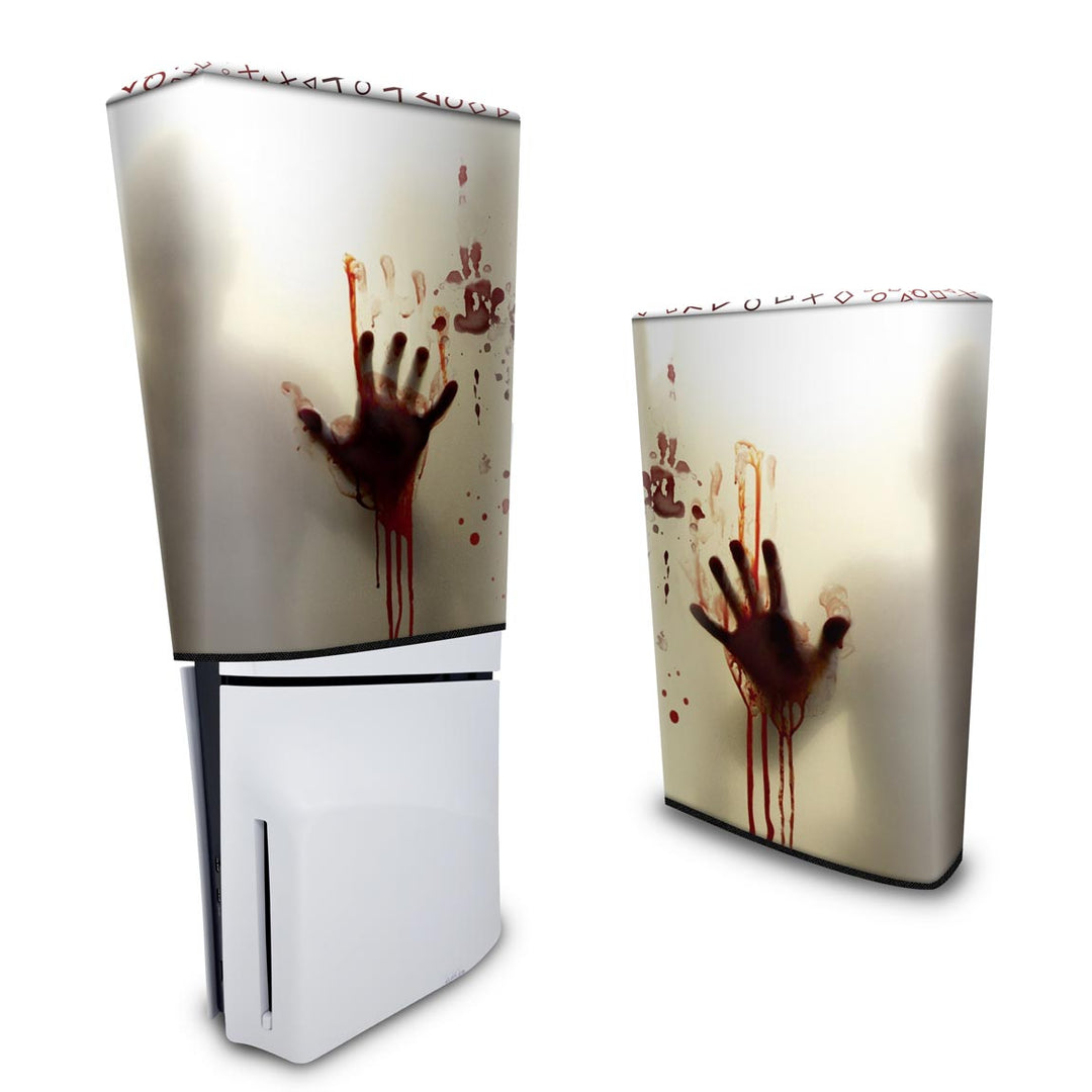 Capa Anti Poeira PS5 Slim Vertical - Fear The Walking Dead - Pop Arte Skins