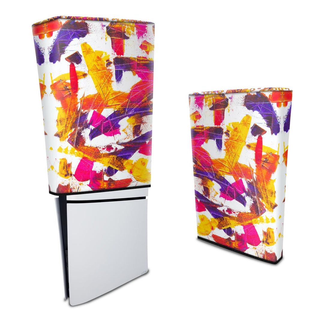 Capa Anti Poeira PS5 Slim Vertical - Abstrato #103 - Pop Arte Skins - foto 3
