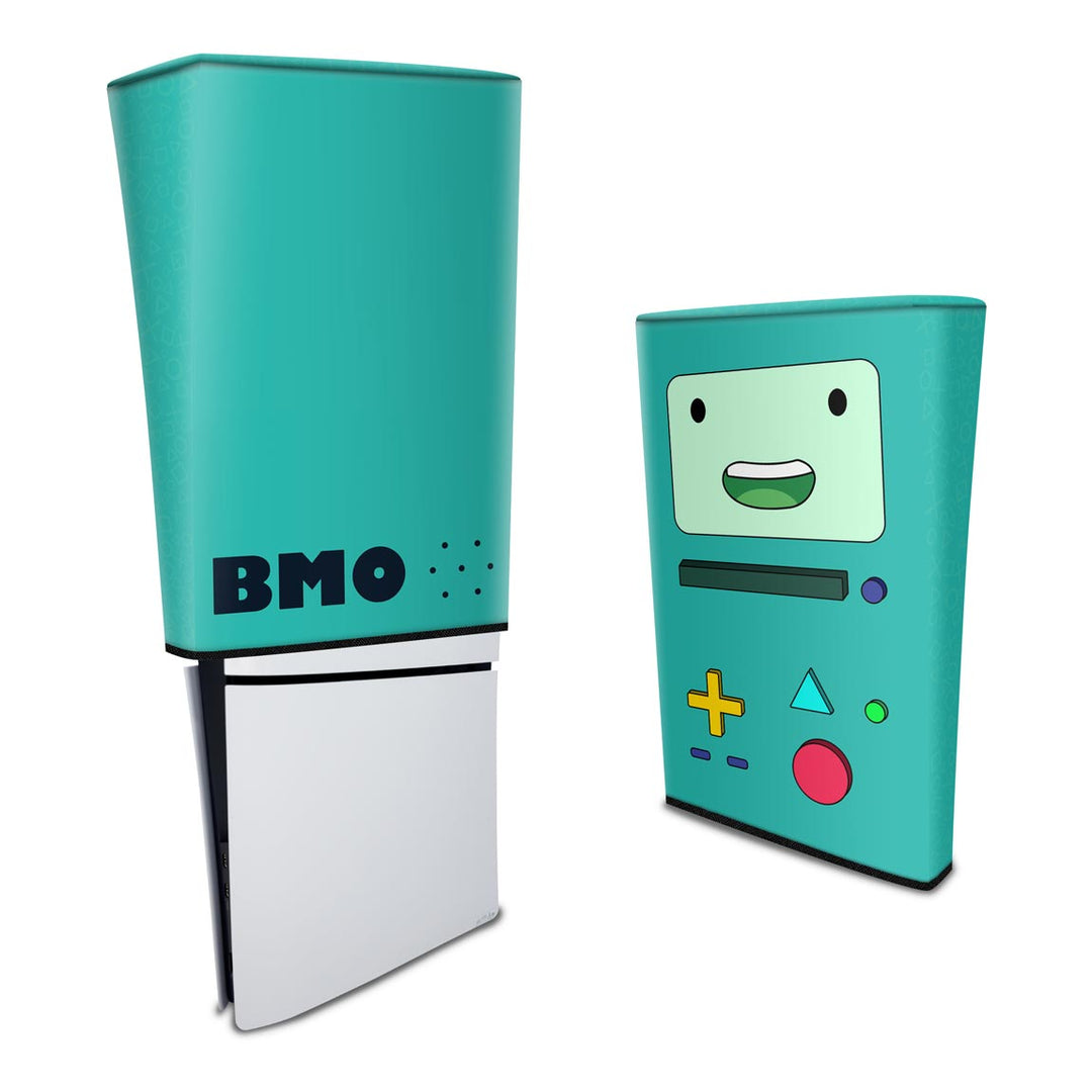 Capa Anti Poeira PS5 Slim Vertical - BMO Hora de Aventura - Pop Arte Skins - foto 3