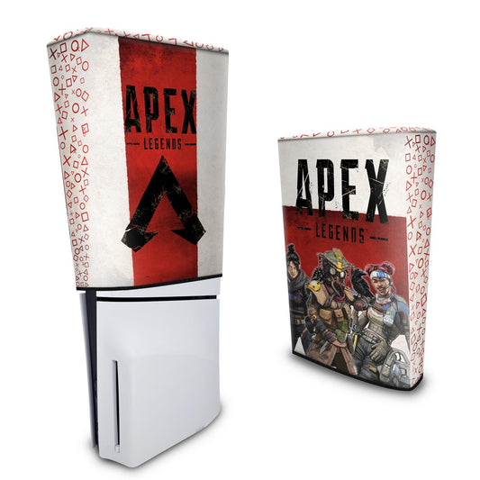 Capa Anti Poeira PS5 Slim Vertical - Apex Legends