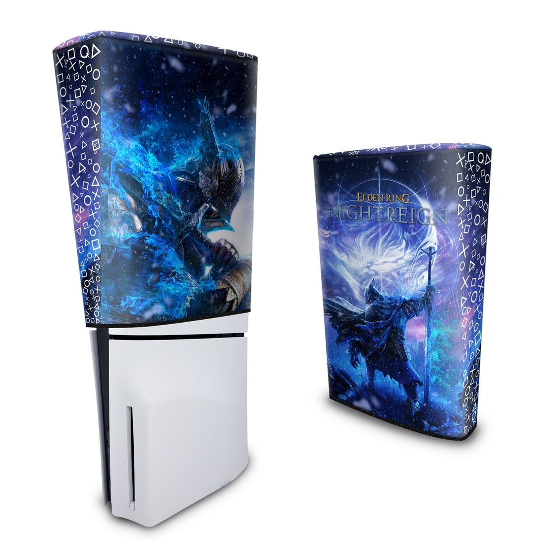 Capa Anti Poeira PS5 Slim Vertical - Elden Ring Nightreign - Pop Arte Skins