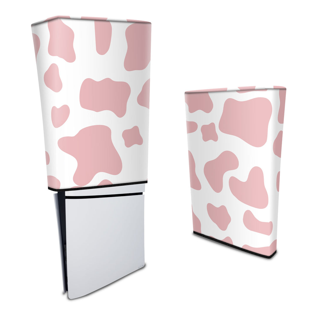 Capa Anti Poeira PS5 Slim Vertical - Vaquinha Rosa - Pop Arte Skins - foto 3