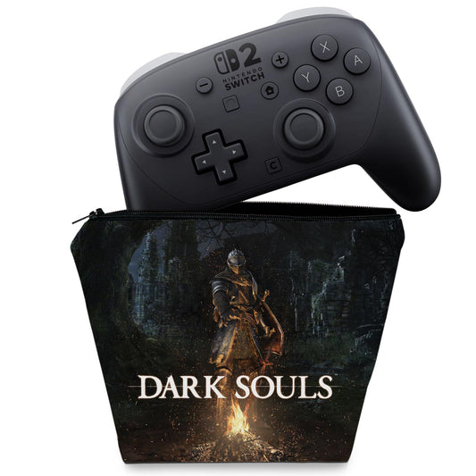 Capa Nintendo Switch 2 Pro Controle Case - Dark Souls Remastered