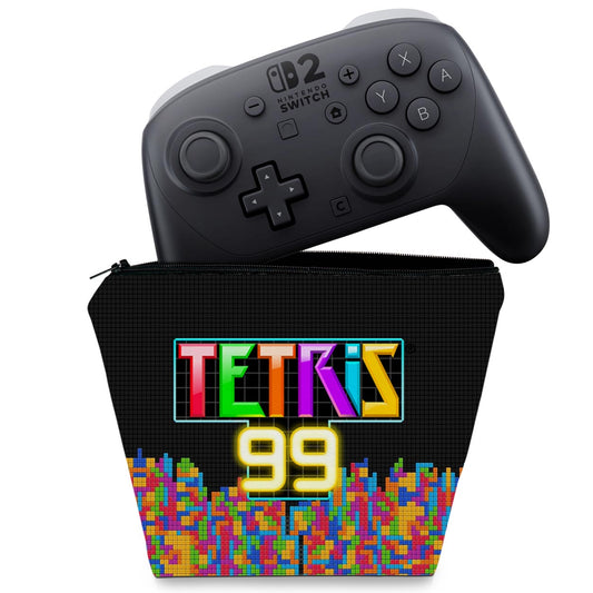 Capa Case Nintendo Switch 2 Pro Controle - Tetris 99