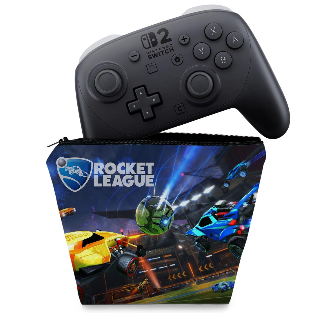 Capa Case Nintendo Switch 2 Pro Controle - Rocket League