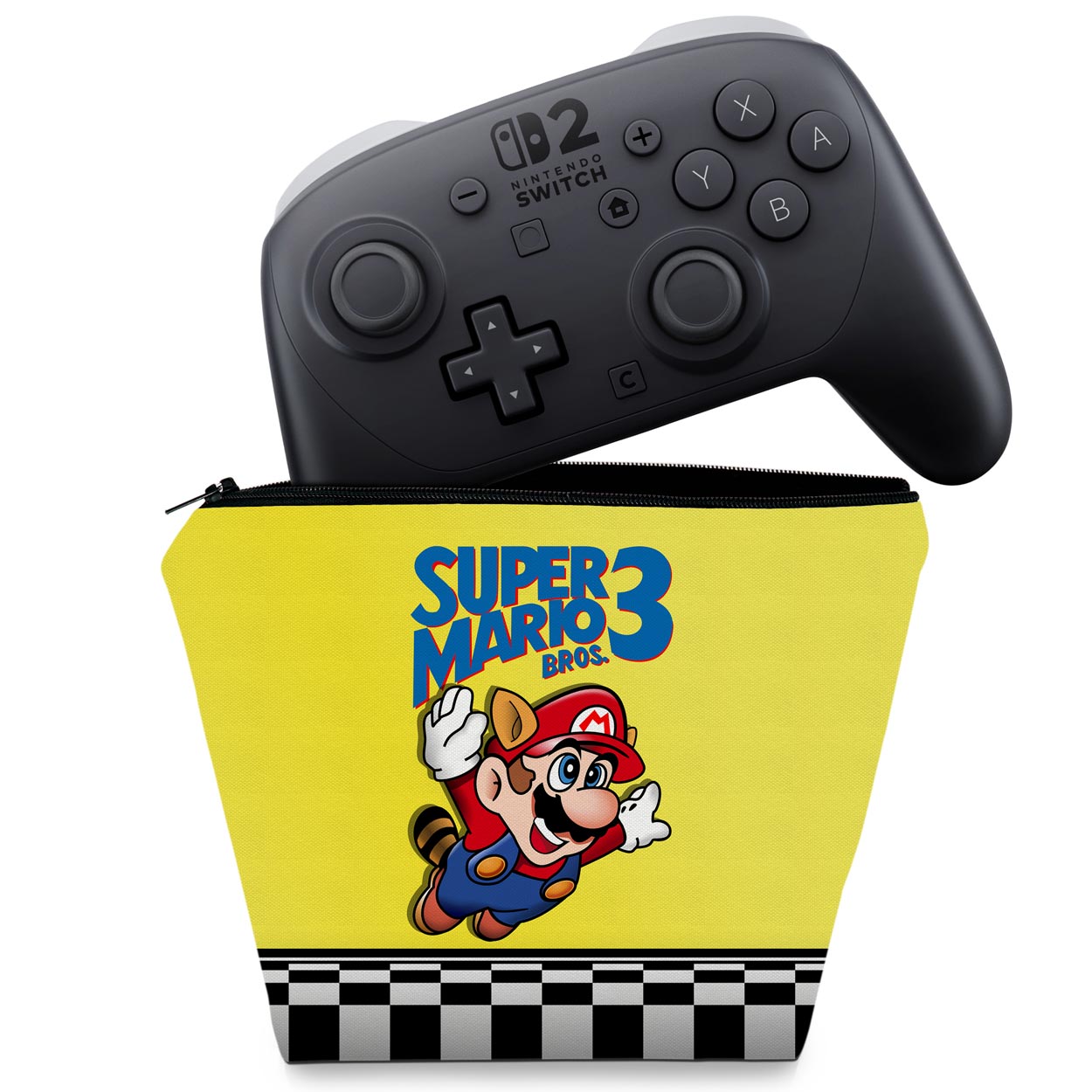 Capa Case Nintendo Switch 2 Pro Controle - Super Mario Bros 3