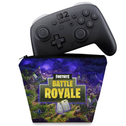 Capa Case Nintendo Switch 2 Pro Controle - Fortnite