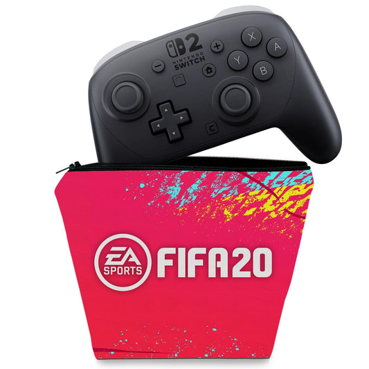 Capa Case Nintendo Switch 2 Pro Controle - Fifa 20