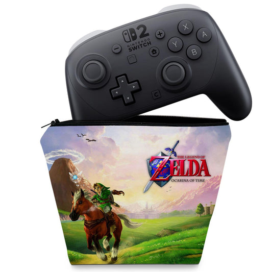 Capa Case Nintendo Switch 2 Pro Controle - Zelda Ocarina Of Time
