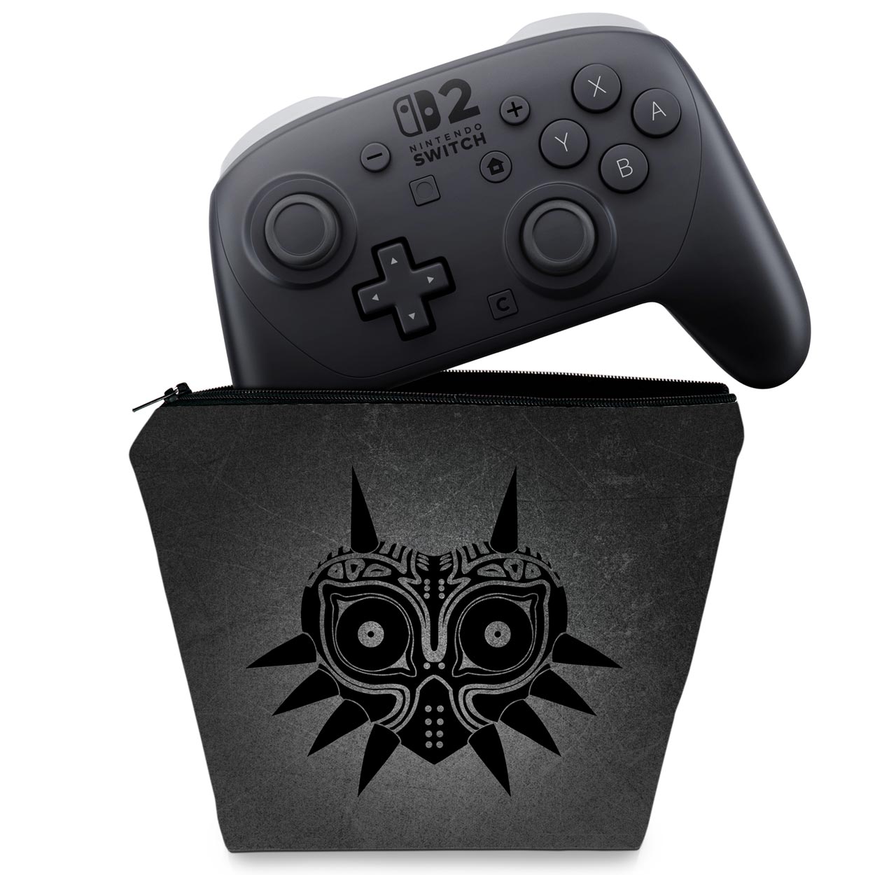 Capa Case Nintendo Switch 2 Pro Controle - Zelda: Majoras Mask