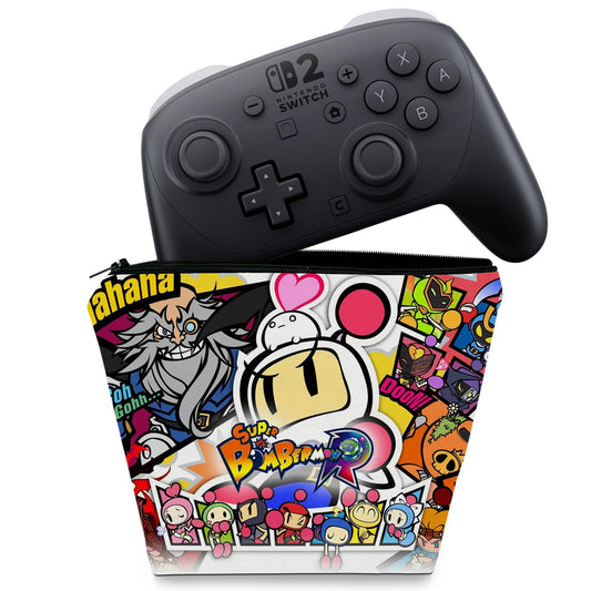 Capa Nintendo Switch 2 Pro Controle Case - Bomberman