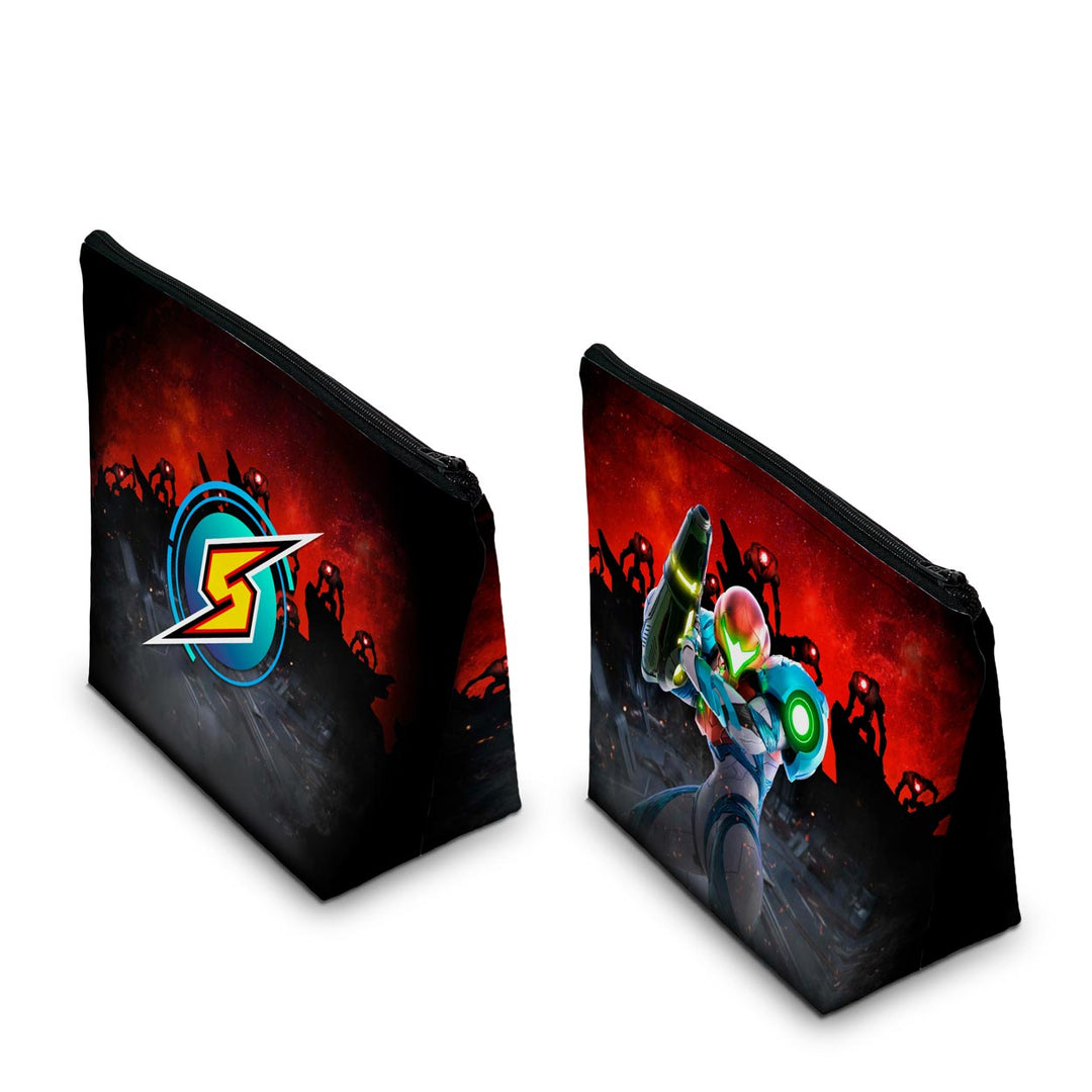 Capa Case Nintendo Switch 2 Pro Controle - Metroid Dread - Pop Arte Skins - foto 2