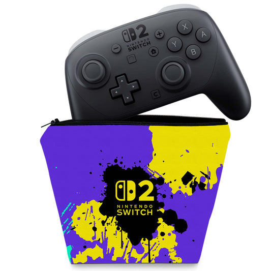 Capa Case Nintendo Switch 2 Pro Controle - Splatoon 3