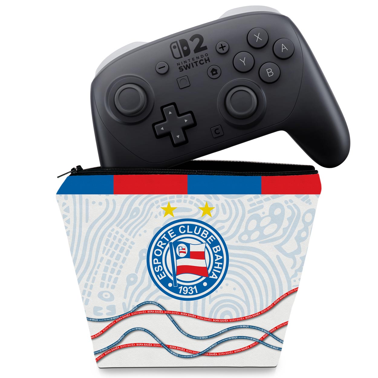 Capa Case Nintendo Switch 2 Pro Controle - Bahia A