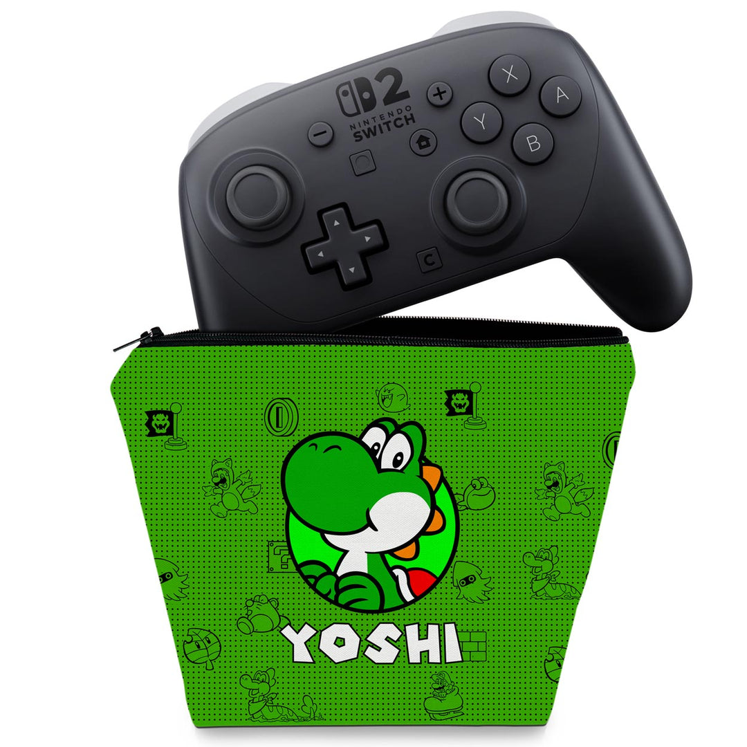 Capa Case Nintendo Switch 2 Pro Controle - Yoshi