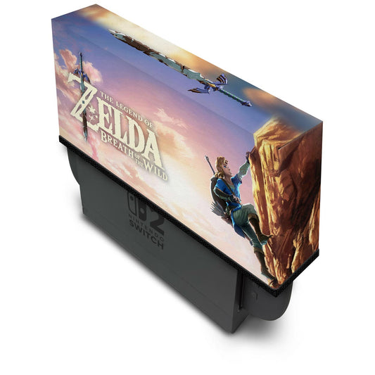 Capa Anti Poeira Nintendo Switch 2 - Zelda Breath Of The Wild