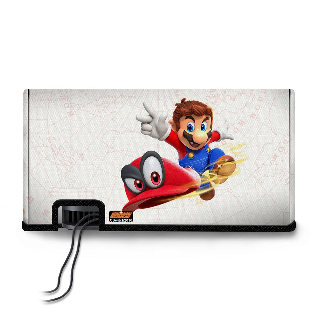 Capa Anti Poeira Nintendo Switch 2 - Super Mario Odyssey - Pop Arte Skins - foto 3