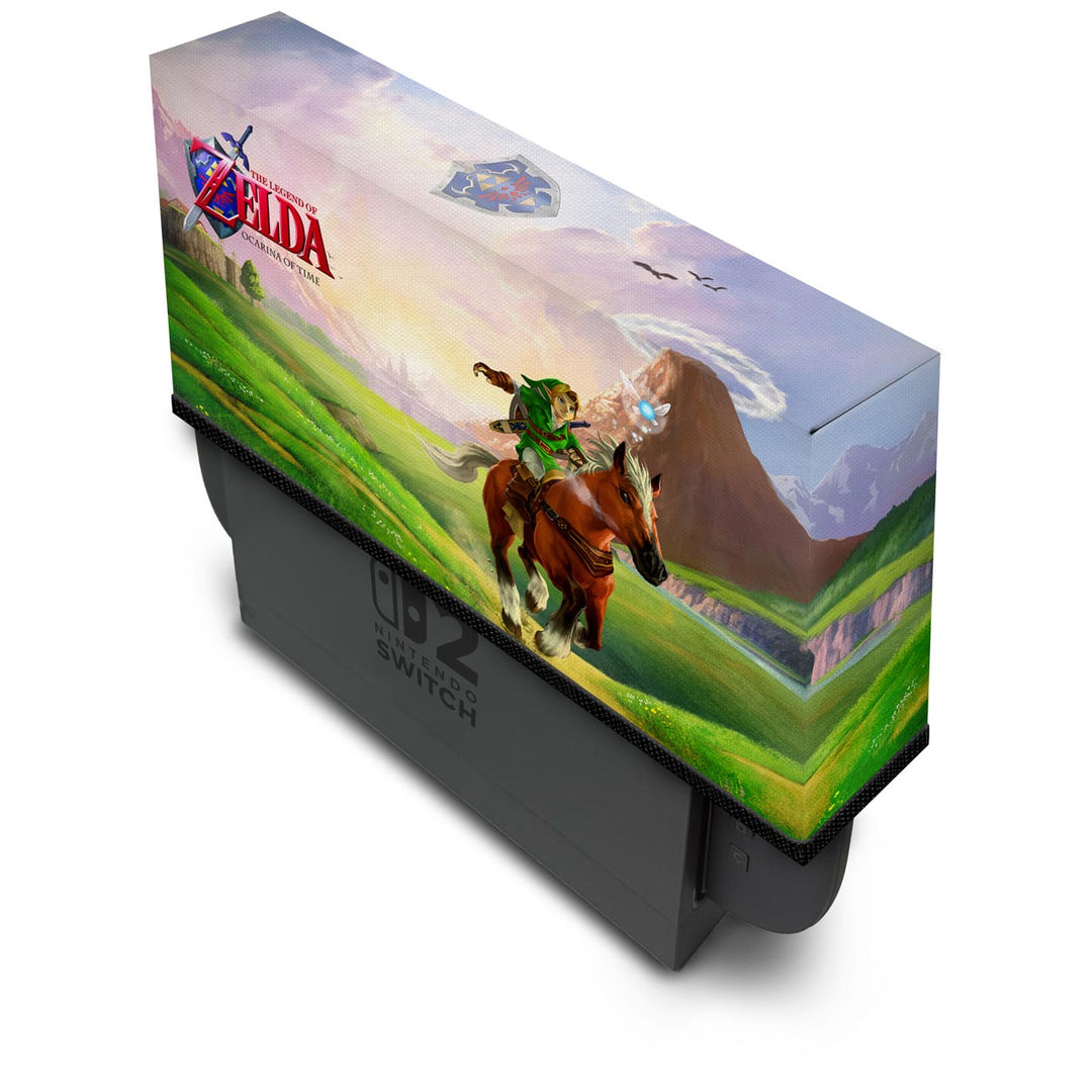 Capa Anti Poeira Nintendo Switch 2 - Zelda Ocarina Of Time
