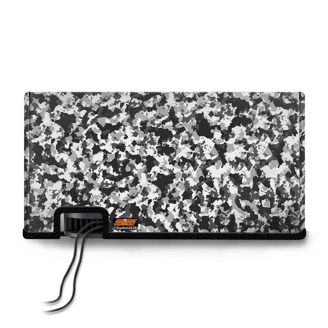 Capa Anti Poeira Nintendo Switch 2 - Camuflada Cinza - Pop Arte Skins - foto 3
