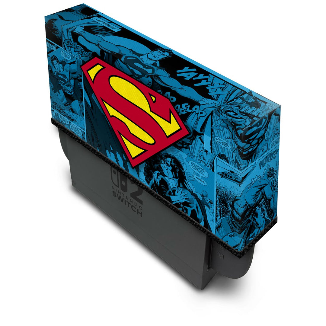 Capa Anti Poeira Nintendo Switch 2 - Superman Comics