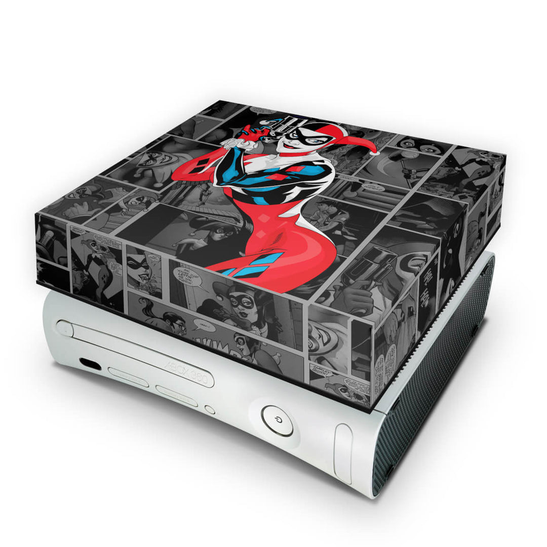 Capa Anti Poeira Xbox 360 Fat - Arlequina Harley Quinn