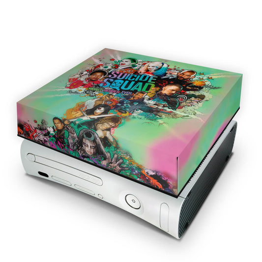 Capa Anti Poeira Xbox 360 Fat - Esquadrão Suicida #b
