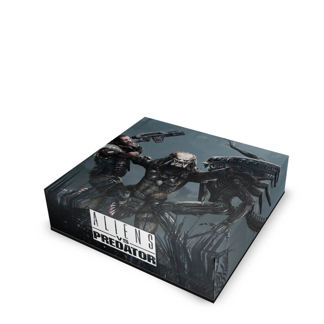 Capa Anti Poeira Xbox 360 Slim - Aliens Vs Predators - Pop Arte Skins - foto 2