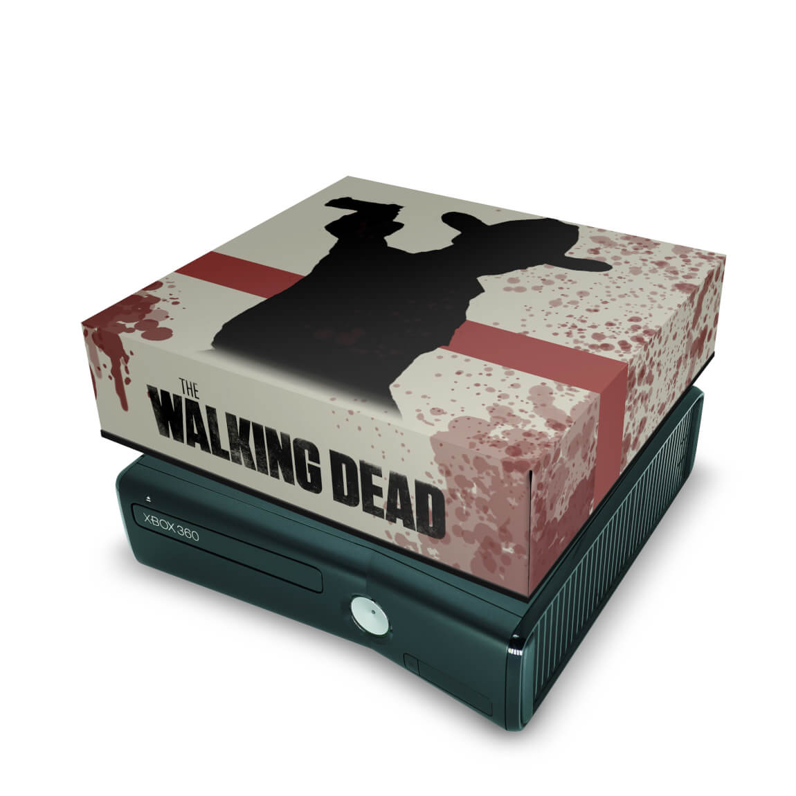 Capa Anti Poeira Xbox 360 Slim - The Walking Dead #a