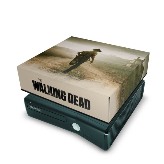 Capa Anti Poeira Xbox 360 Slim - The Walking Dead #b