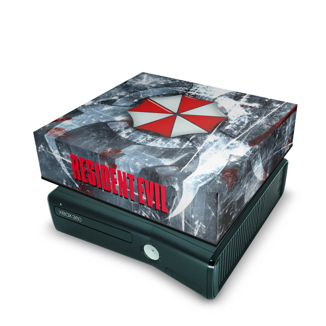 Capa Anti Poeira Xbox 360 Slim - Resident Evil Umbrella