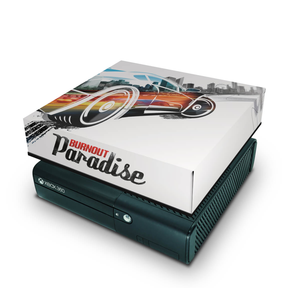 Capa Anti Poeira Xbox 360 Super Slim - Burnout Paradise