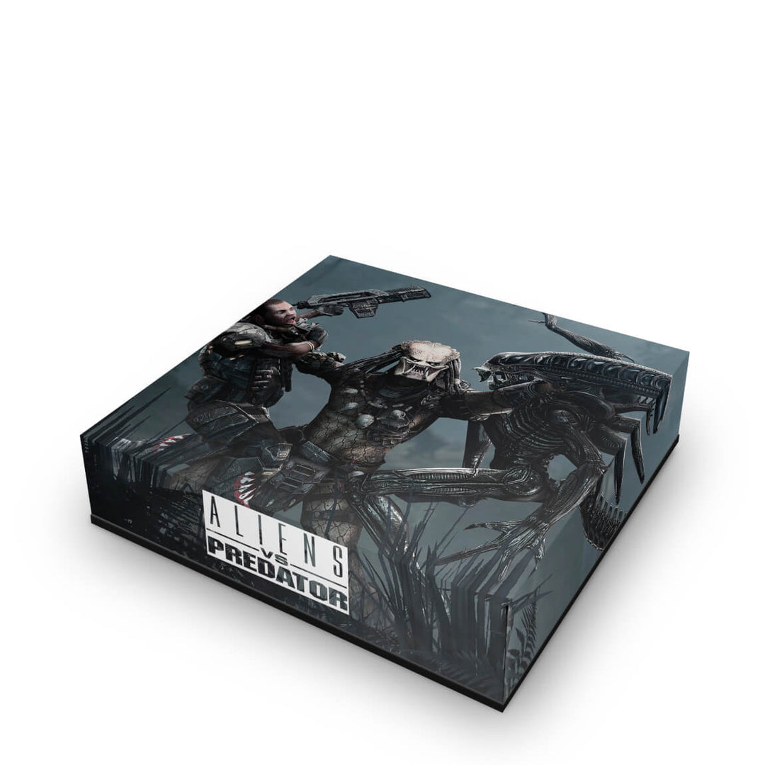 Capa Anti Poeira Xbox 360 Super Slim - Aliens Vs Predators - Pop Arte Skins - foto 2