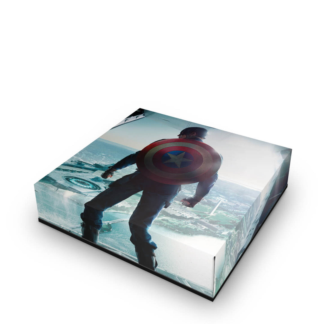 Capa Anti Poeira Xbox 360 Super Slim - Capitão América - Pop Arte Skins - foto 2