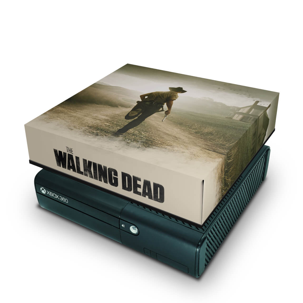 Capa Anti Poeira Xbox 360 Super Slim - The Walking Dead #b