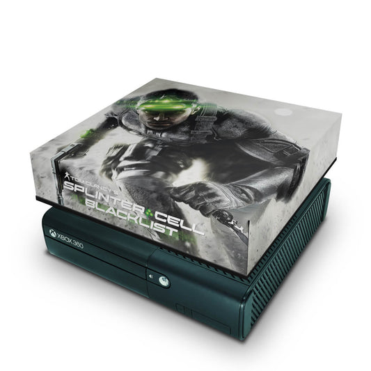 Capa Anti Poeira Xbox 360 Super Slim - Splinter Cell Black