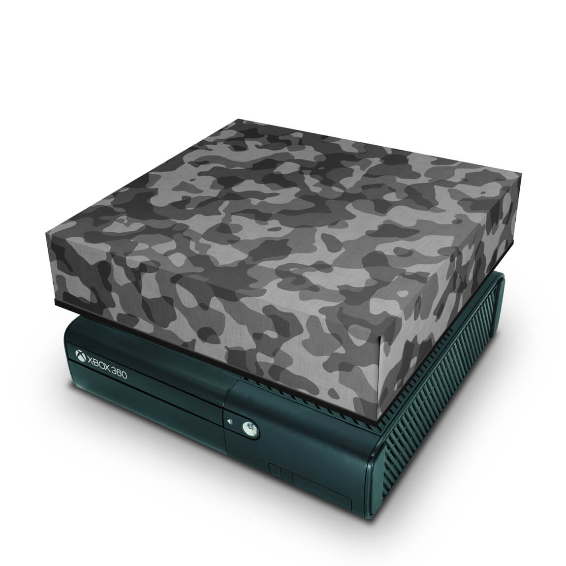 Capa Anti Poeira Xbox 360 Super Slim - Camuflagem Cinza