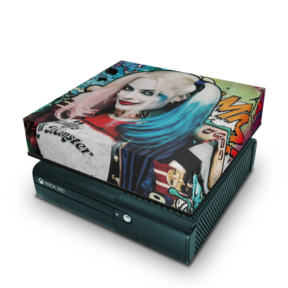 Capa Anti Poeira Xbox 360 Super Slim - Esquadrão Suicida #a