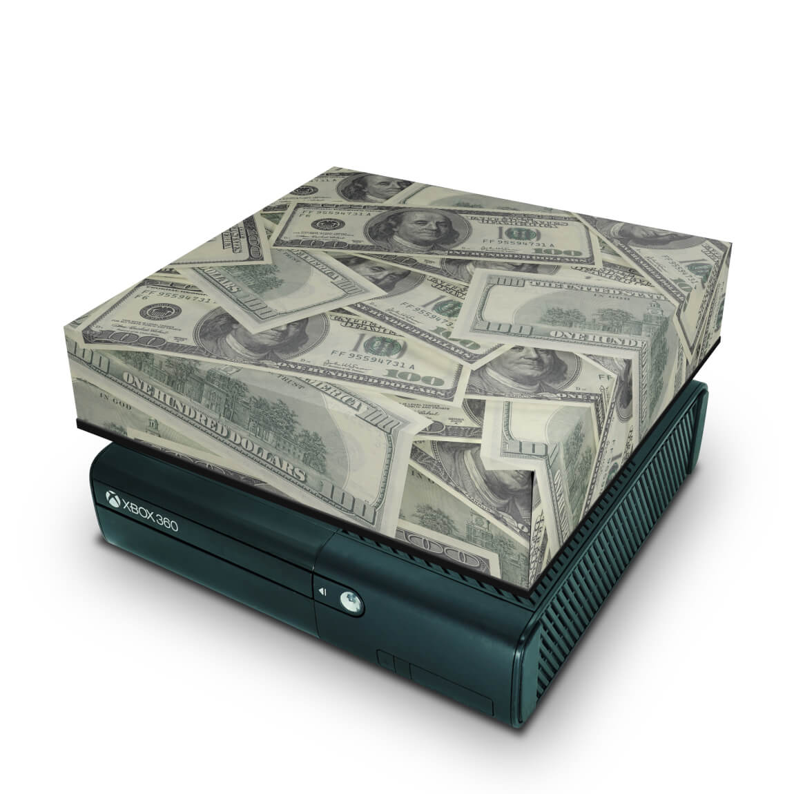 Capa Anti Poeira Xbox 360 Super Slim - Dollar Money Dinheiro